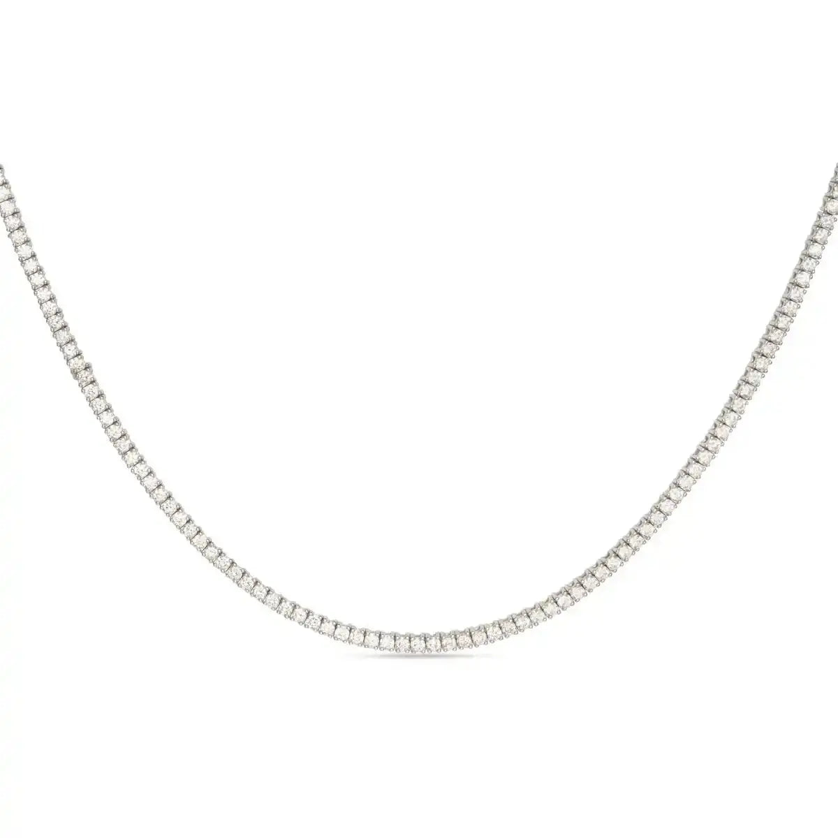 7-ctw-classic-lab-diamond-tennis-necklace-necklace-5717123 - VELA JEWELLERS