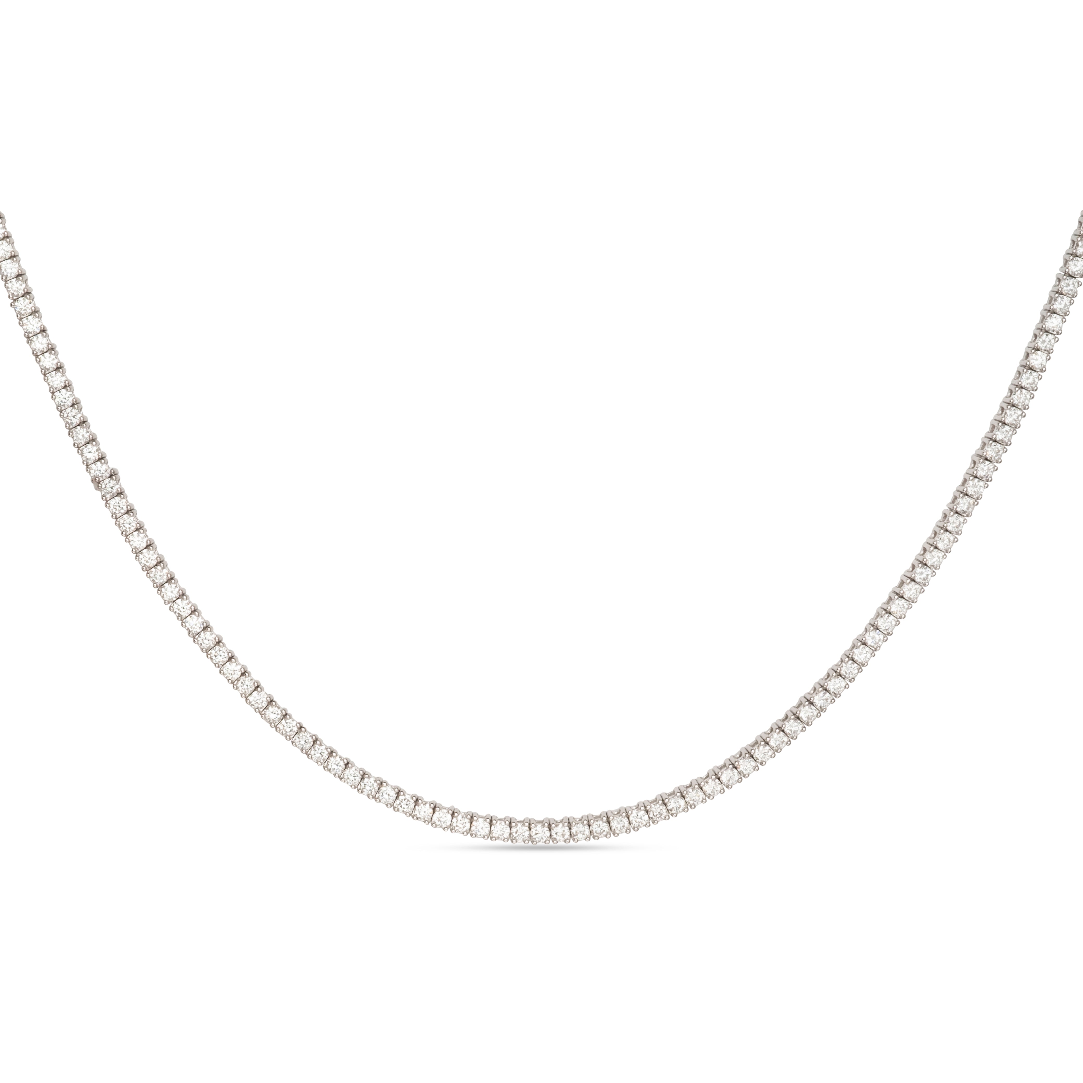 7 ctw Classic Lab Diamond Tennis Necklace