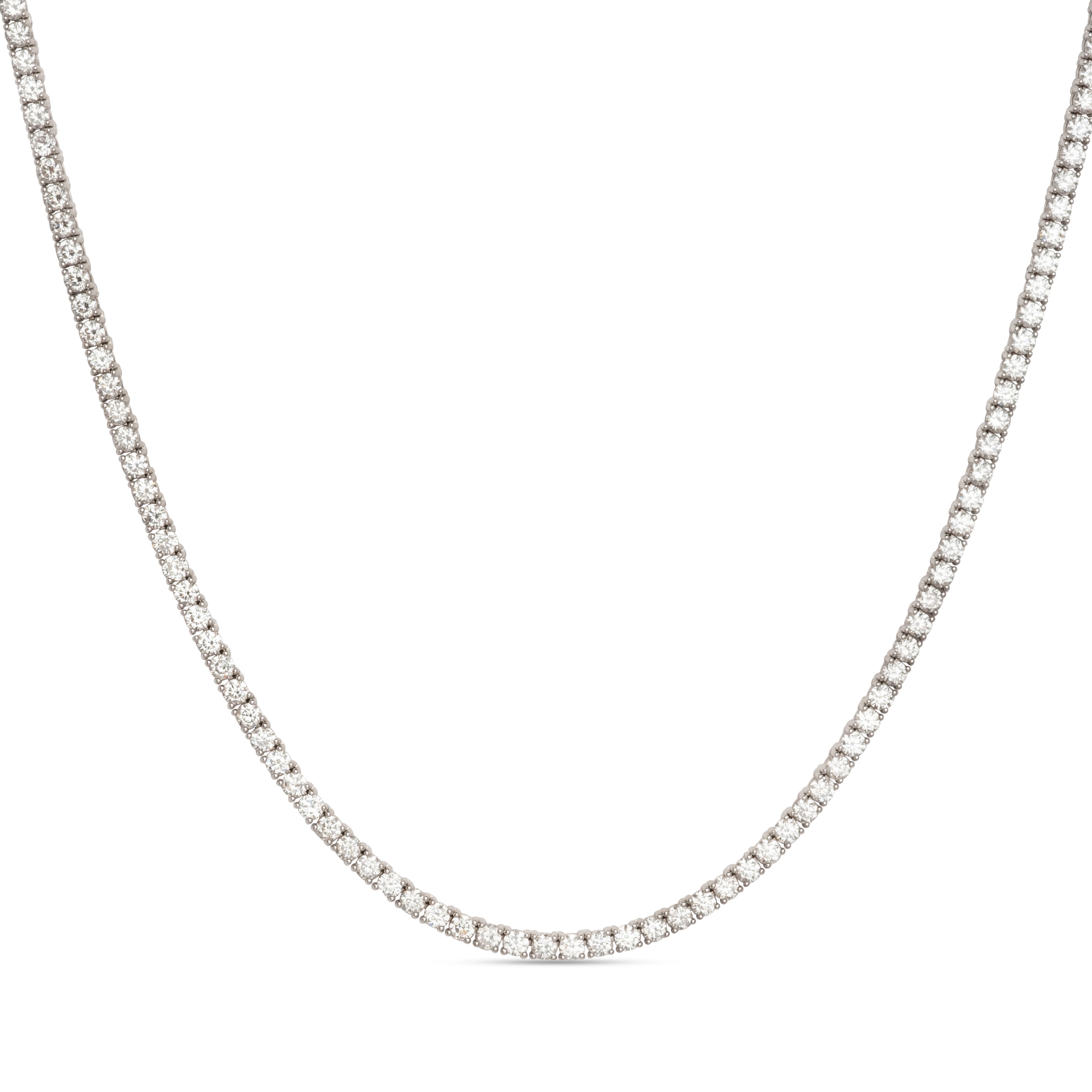 13.68 ctw Classic Lab Diamond Tennis Necklace